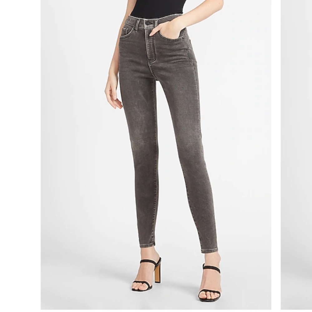 Express High Waisted Luxe skinny jeans